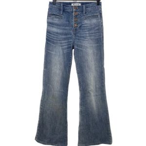 Madewell Flea Market Flare Jeans Button Fly Size 25